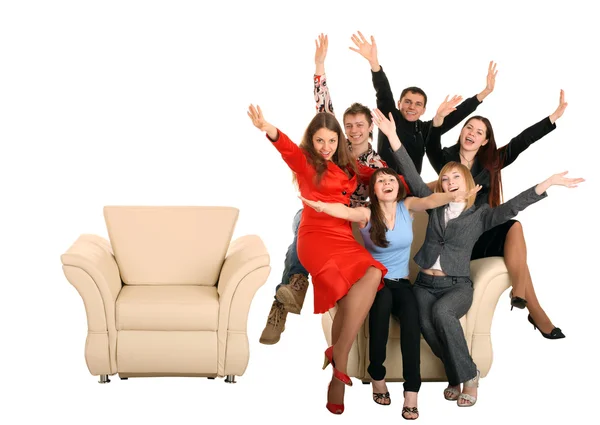 Group of give discount. — Stock Photo, Image