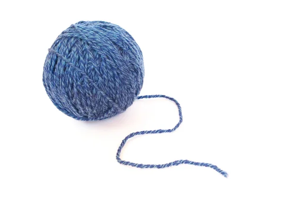 球的羊毛线程 — 图库照片