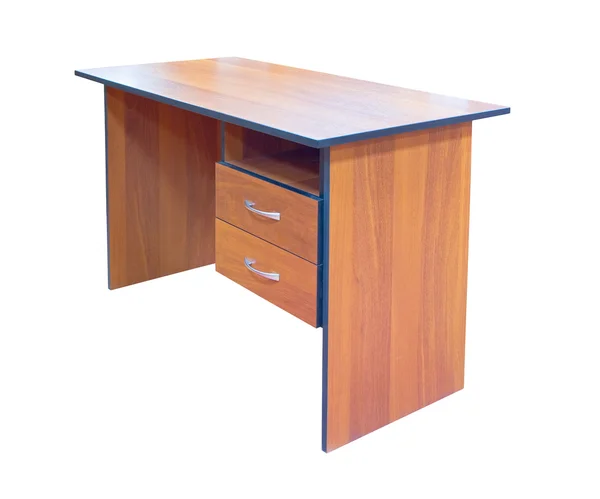Drewno biurko — Zdjęcie stockowe