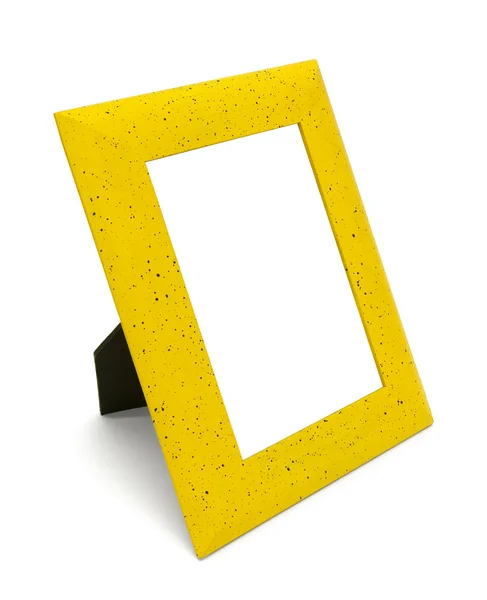 Yellow picture frame — Stock Photo, Image