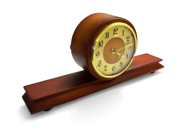 Relógio antigo manto — Fotografia de Stock
