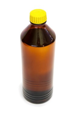 Bottle of organic solvent clipart