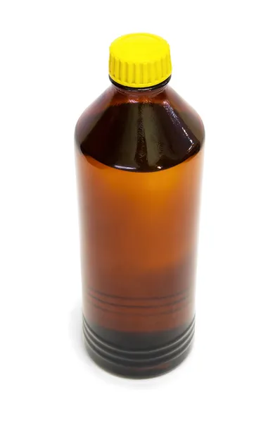 Бутылка органического растворителя — стоковое фото
