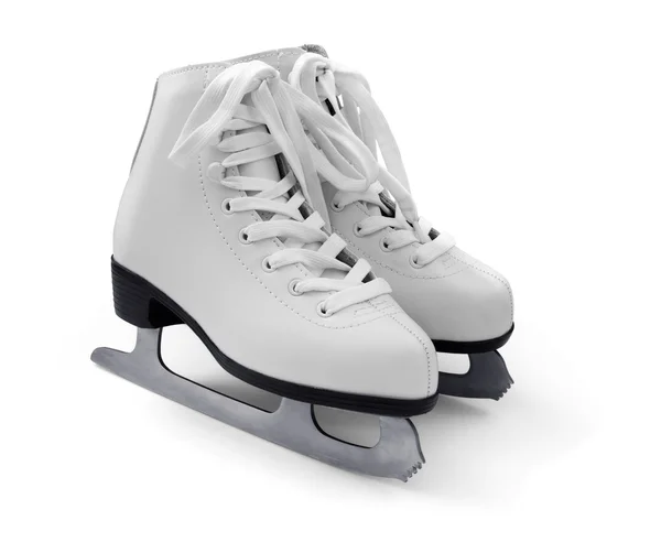 백색 그림 아이스 스케이트 — 스톡 사진