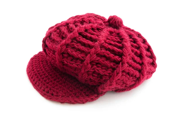 Czerwony ciepła czapka — Zdjęcie stockowe