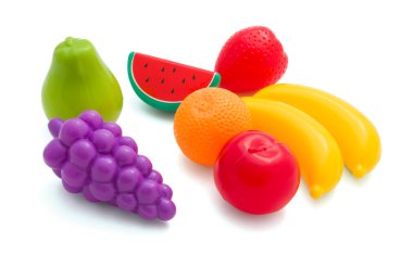 Plastic fruits clipart