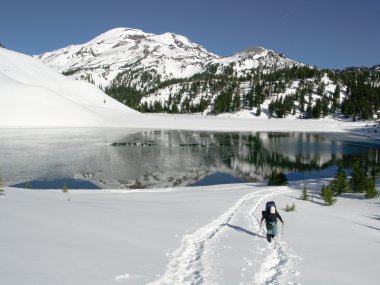 Moraine Lake and South Sister clipart