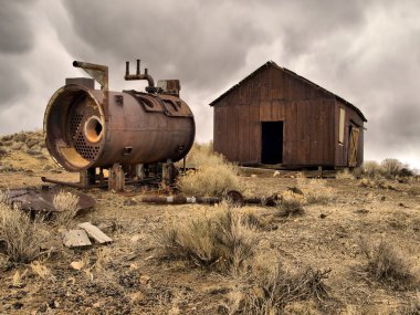 Frisco mining ghost town clipart