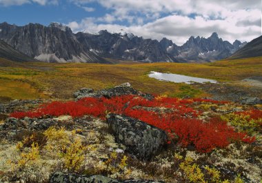 Tombstone Pass Yukon Territory clipart