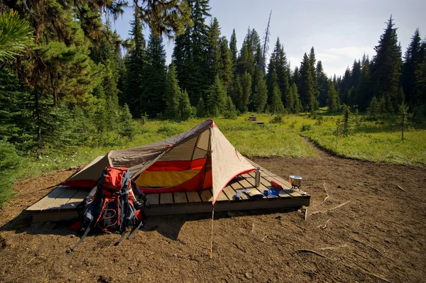 Bezdroża Camping — Zdjęcie stockowe