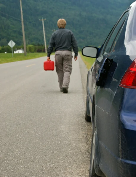 Out of gas — Stock Photo, Image