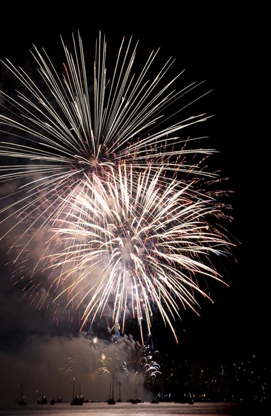 Vancouver festival of light fireworks — стокове фото