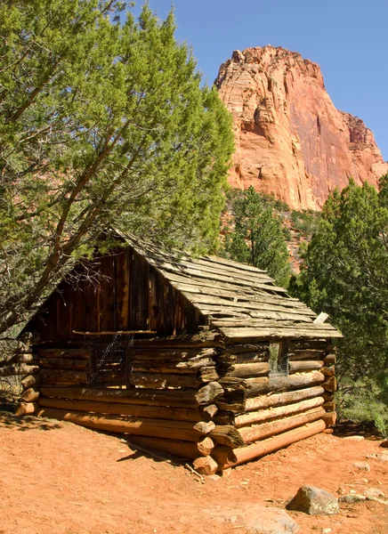 Homestead cabin in Zion National Park — Stock Photo, Image
