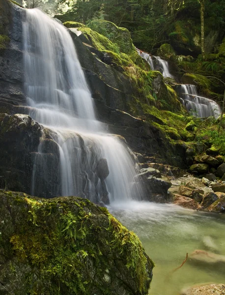 Two waterfalls — Stock Photo, Image