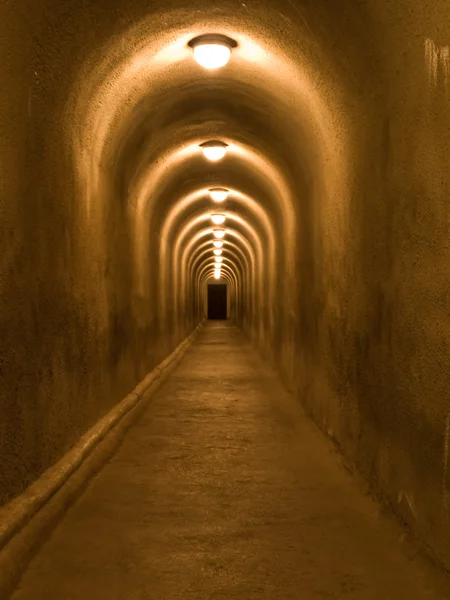 Tunnel hallway