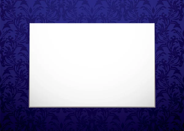 Lienzo en blanco sobre púrpura — Foto de Stock