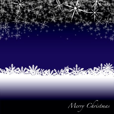 Christmas snow drift clipart