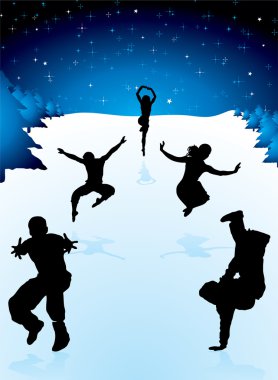 Christmas party clipart