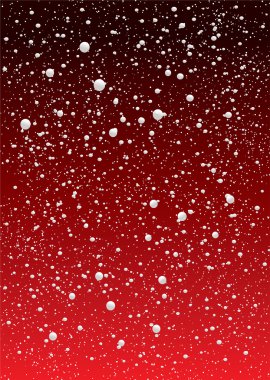 Snowflake redsky clipart