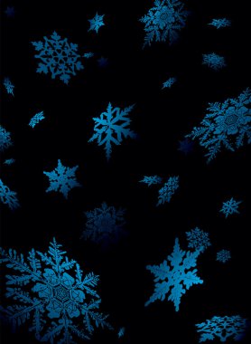 Snowflake fall clipart