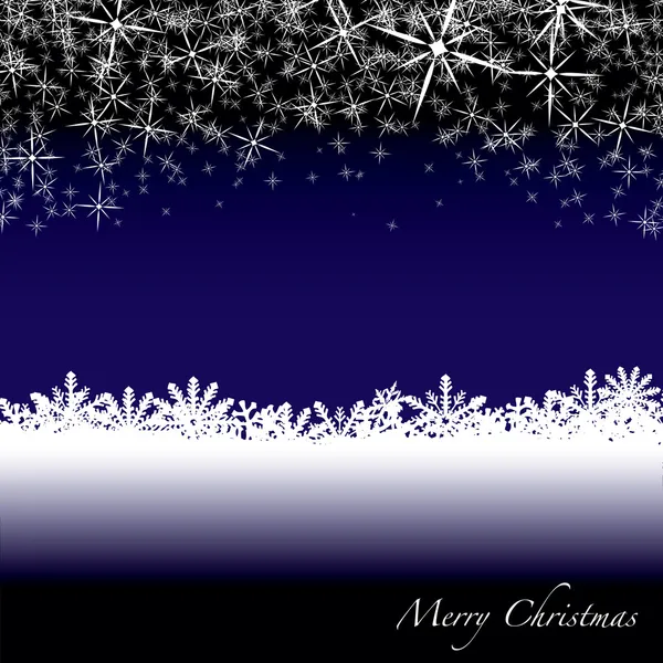 Dérive de neige de Noël — Image vectorielle
