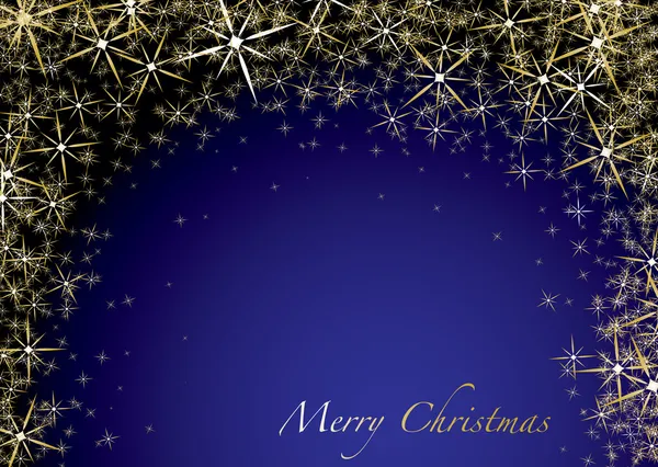 Estrella azul de Navidad — Archivo Imágenes Vectoriales