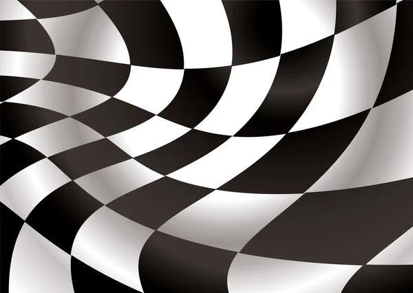 Checkered corner — Stock Vector