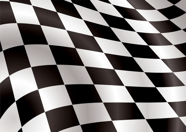 Checkered corner — Stock Vector
