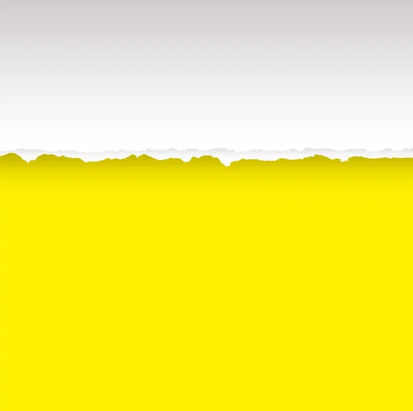 Diviser la déchirure jaune — Image vectorielle