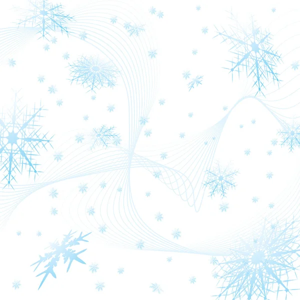 Snowflake square — Stock Vector