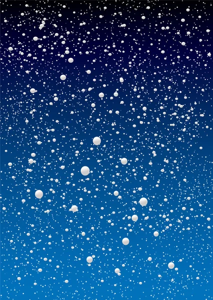Sneeuwvlok hemel — Stockvector