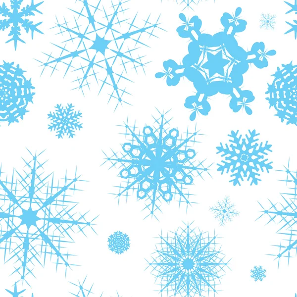 Carrelage sans couture Snowflake — Image vectorielle