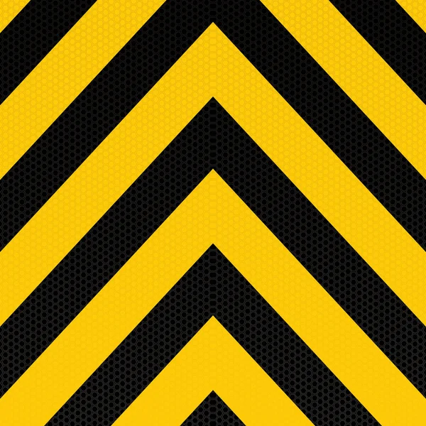 Arrow warning stripe — Stock Vector