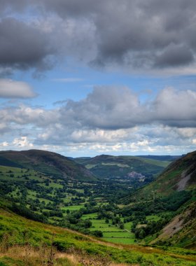 Valley in North Wales clipart