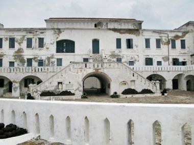 Elmina Castle in Ghana entrance clipart