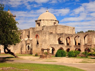 San Juan Mission in Texas clipart