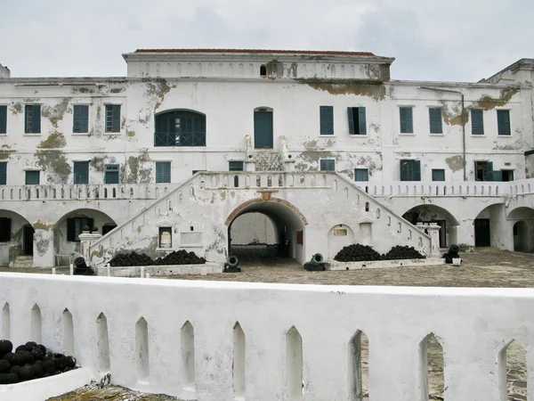 Elmina zamek w Ghanie wejście — Zdjęcie stockowe