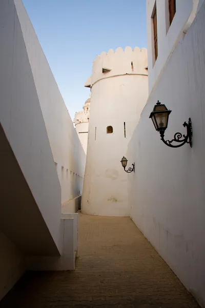 Alley in old fort in UAE — Stock Photo, Image