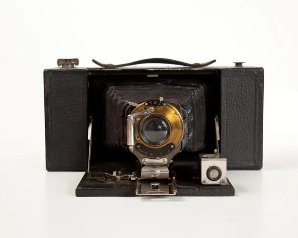 Ancient Camera in front view — Stock Photo, Image