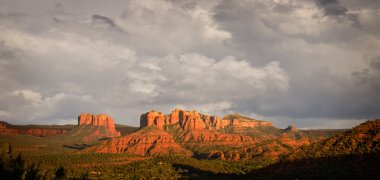 sedona Hills fırtınalı görünümü