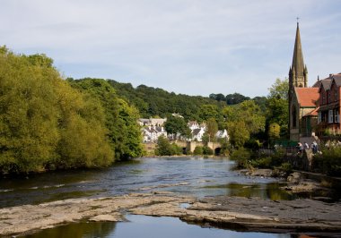 View of Llangollen clipart