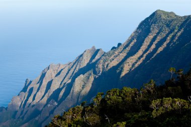 Overview of Na Pali Coast clipart