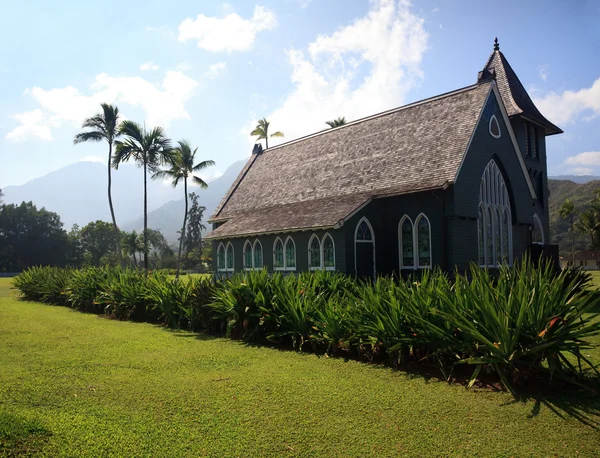 Wai'oli Chiesa di Hui'ia Hanalei — Foto Stock