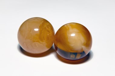 Amber spheres clipart