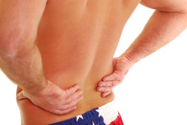 Lower back pain clipart