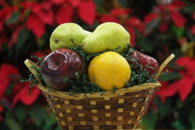Fruit basket clipart
