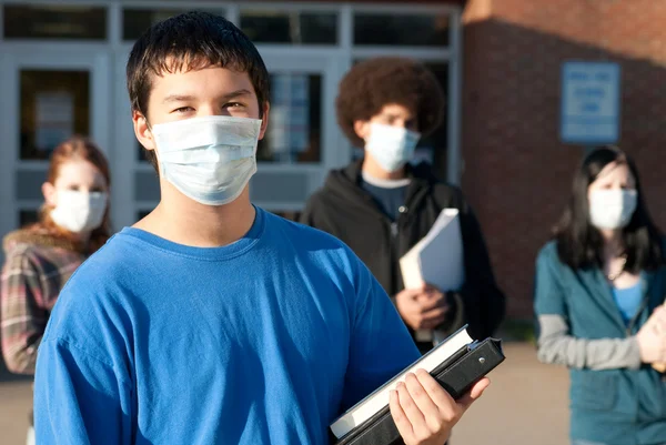Świńska grypa w szkole — Zdjęcie stockowe