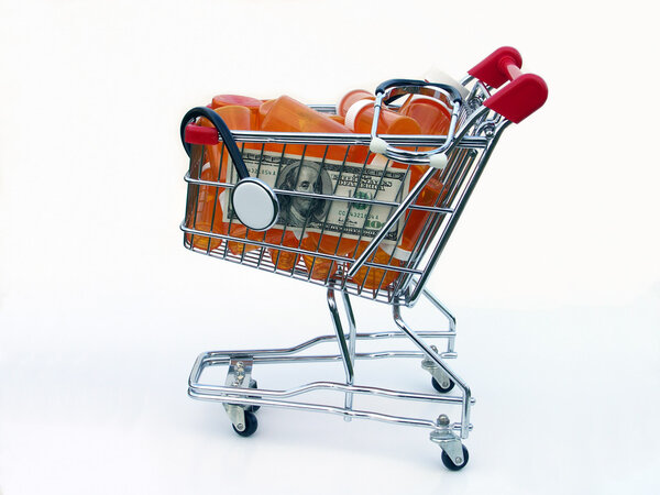 High prescription costs (side view)