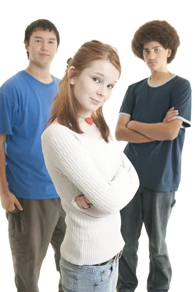 Ethnic teen friends — Stock Photo, Image