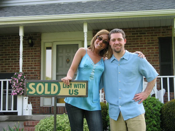 First time buyers — Stock Photo, Image